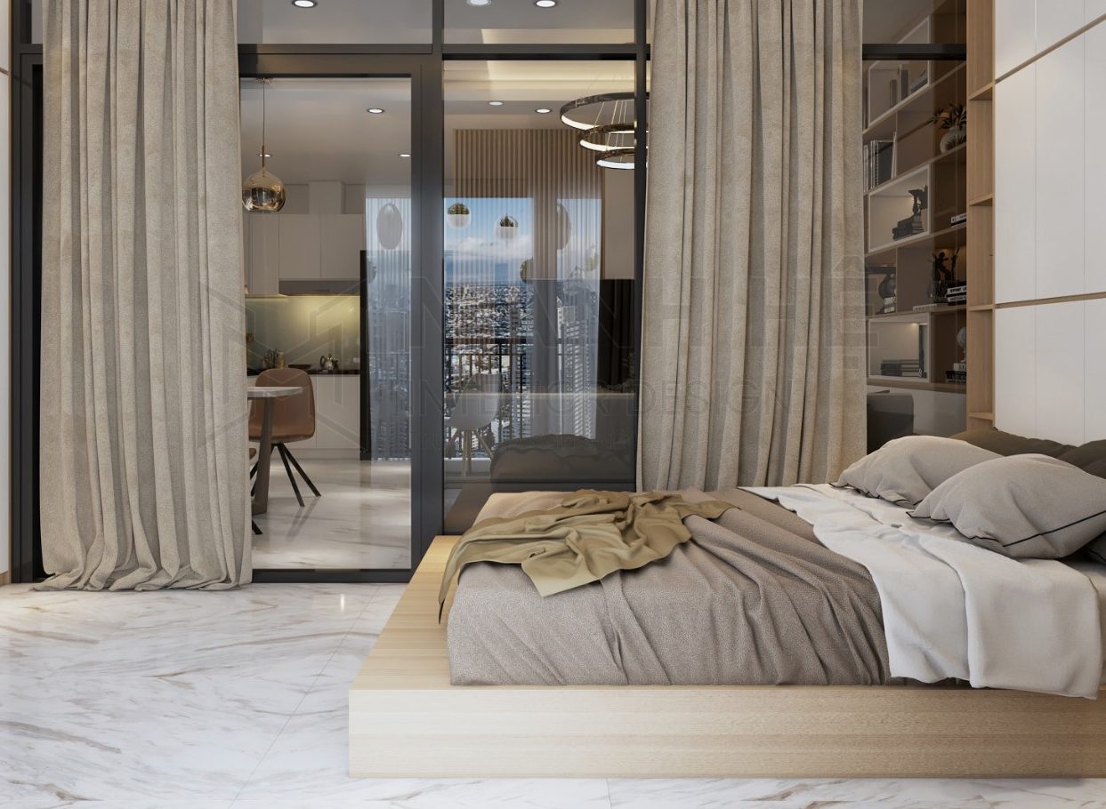 cách làm phòng ngủ bằng nhôm