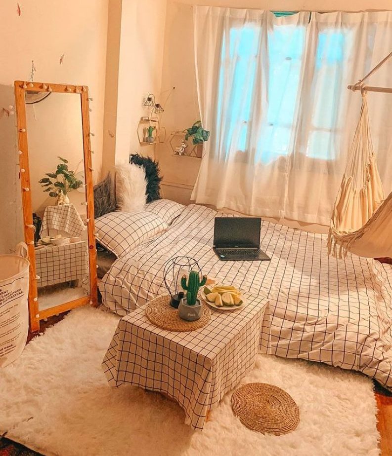 decor phòng trọ 12m2