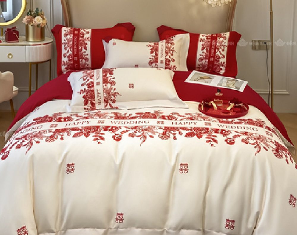 cách chọn chăn ga gối đệm cưới