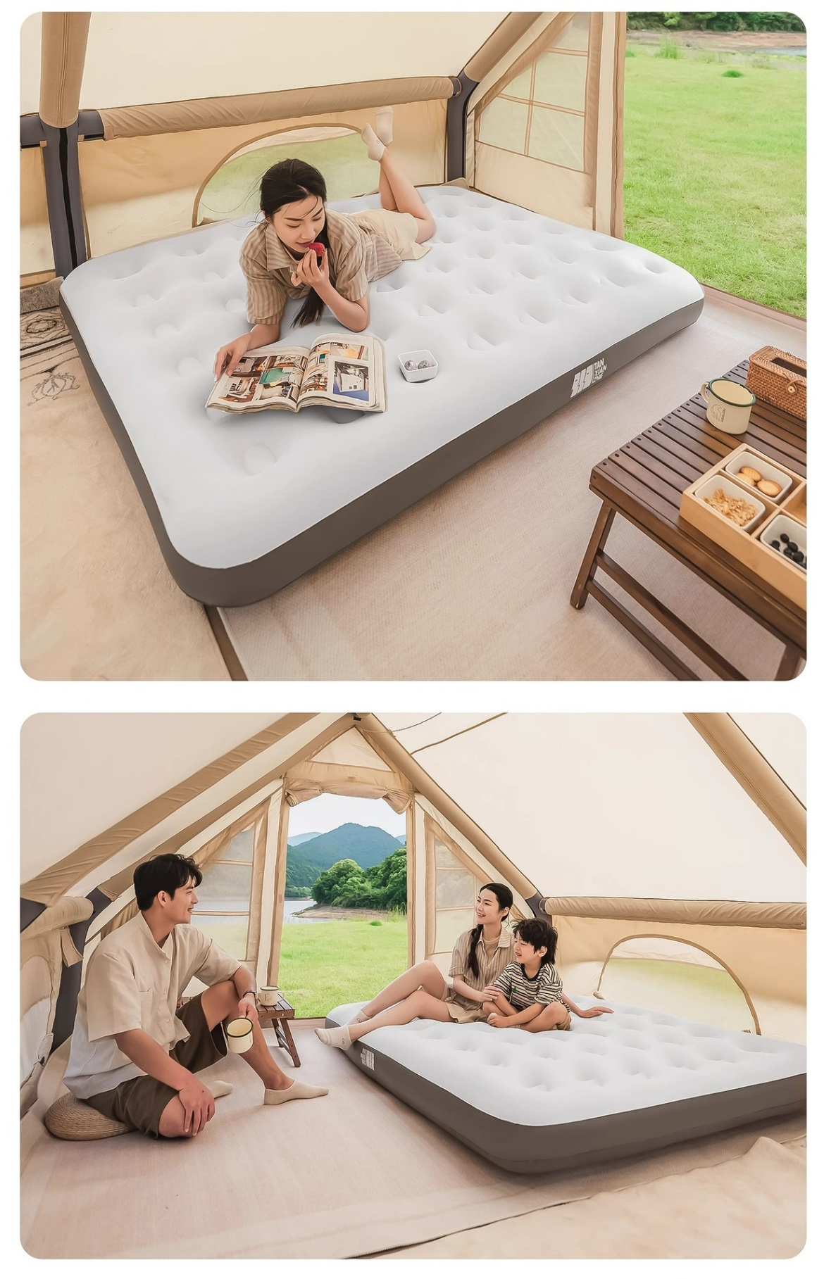 Nệm gấp gọn cho du lịch hoặc dã ngoại