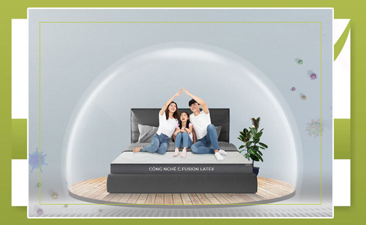 Nệm chống vi khuẩn lan truyền trong không khí