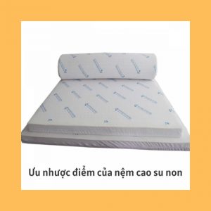 Ưu điểm nêm cao su non