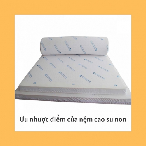 Ưu điểm nêm cao su non