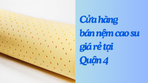 cửa hàng bán nệm cao su quận 4