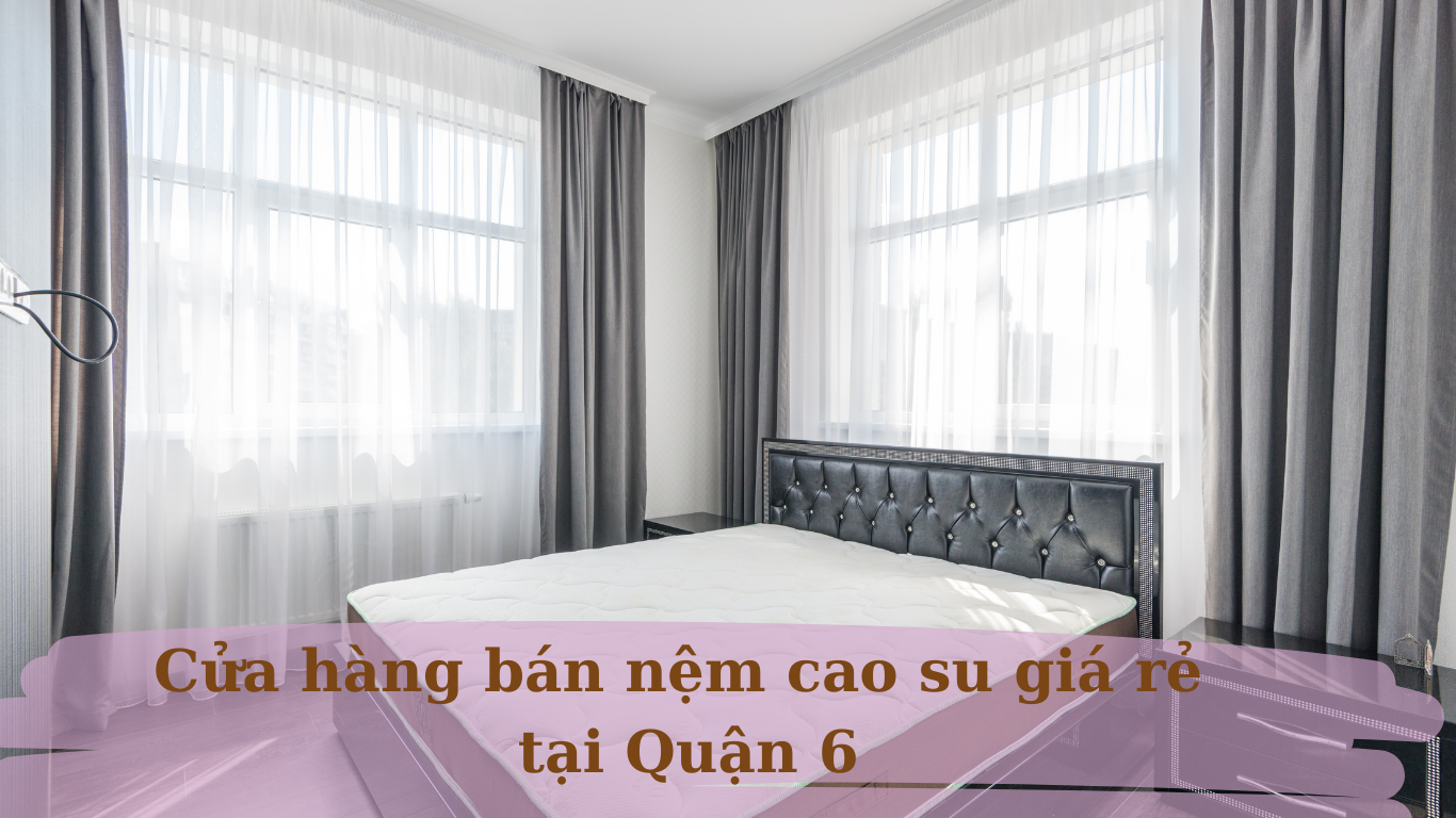 cửa hàng bán nệm cao su quận 6