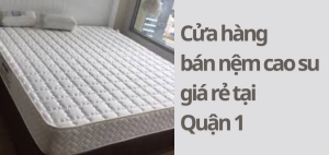 cửa hàng bán nệm cao su quận 1