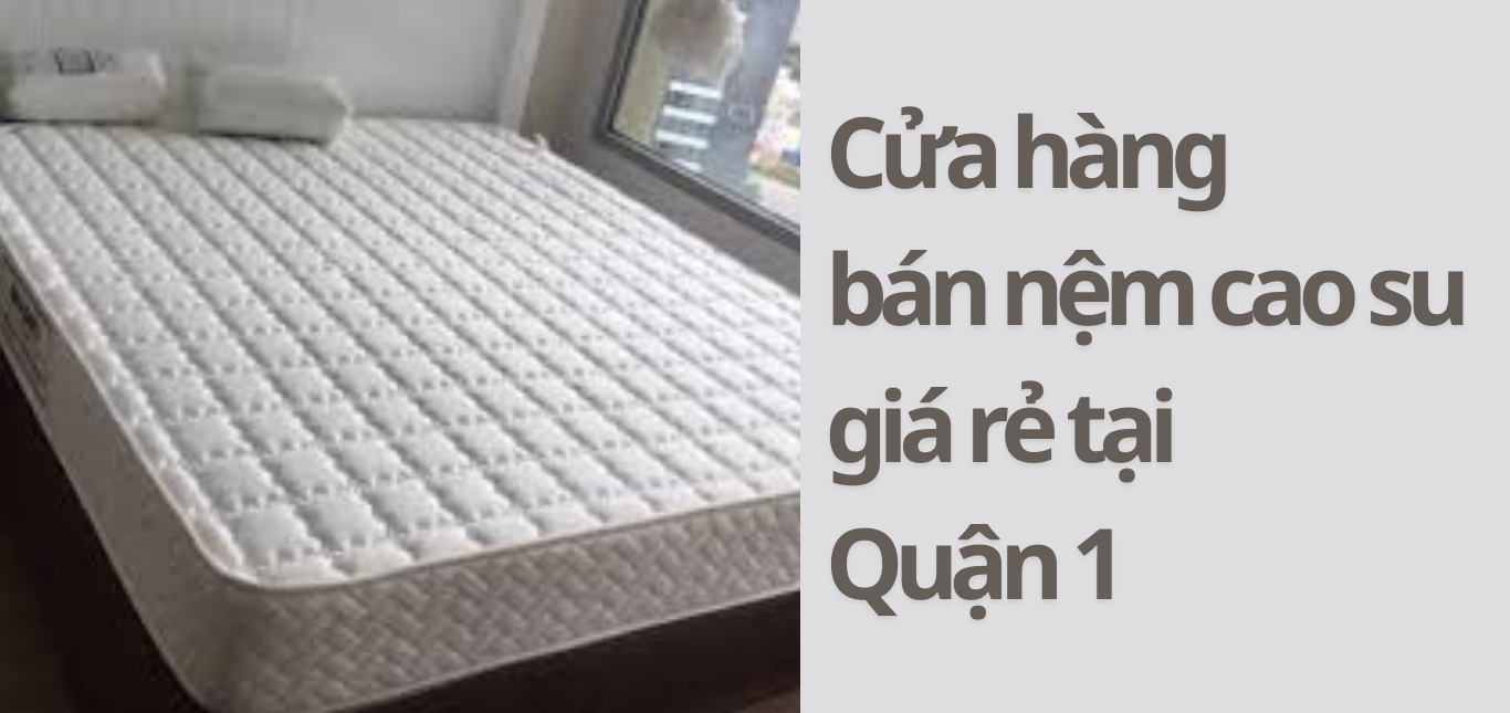 cửa hàng bán nệm cao su quận 1