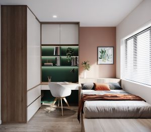trang trí phòng ngủ nhỏ giá rẻ