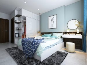 thiết kế phòng ngủ rộng 30m2