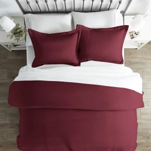 chăn ga gối đệm màu đỏ
