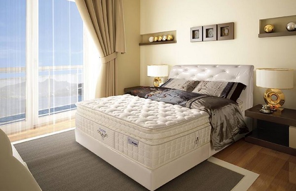 Chọn nệm theo chiều cao giường để phòng ngủ cân đối