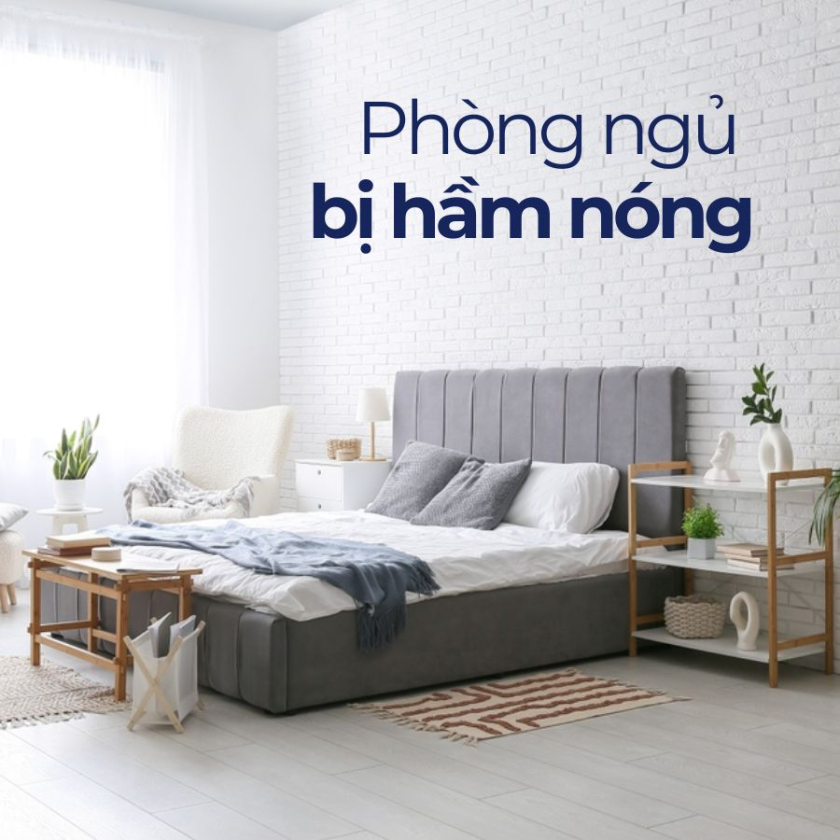 Nệm giảm cảm giác bí và hầm khi ngủ